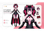 draw custom vtuber model live2d high quality ready to rig